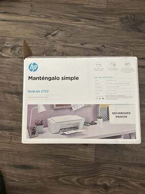 HP DeskJet 2752 Wireless All-in-One Color Inkjet Printer - Refurbished